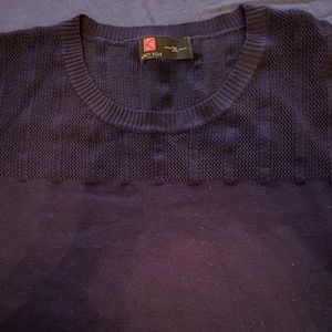 Puff short sleeve lightweight sweater